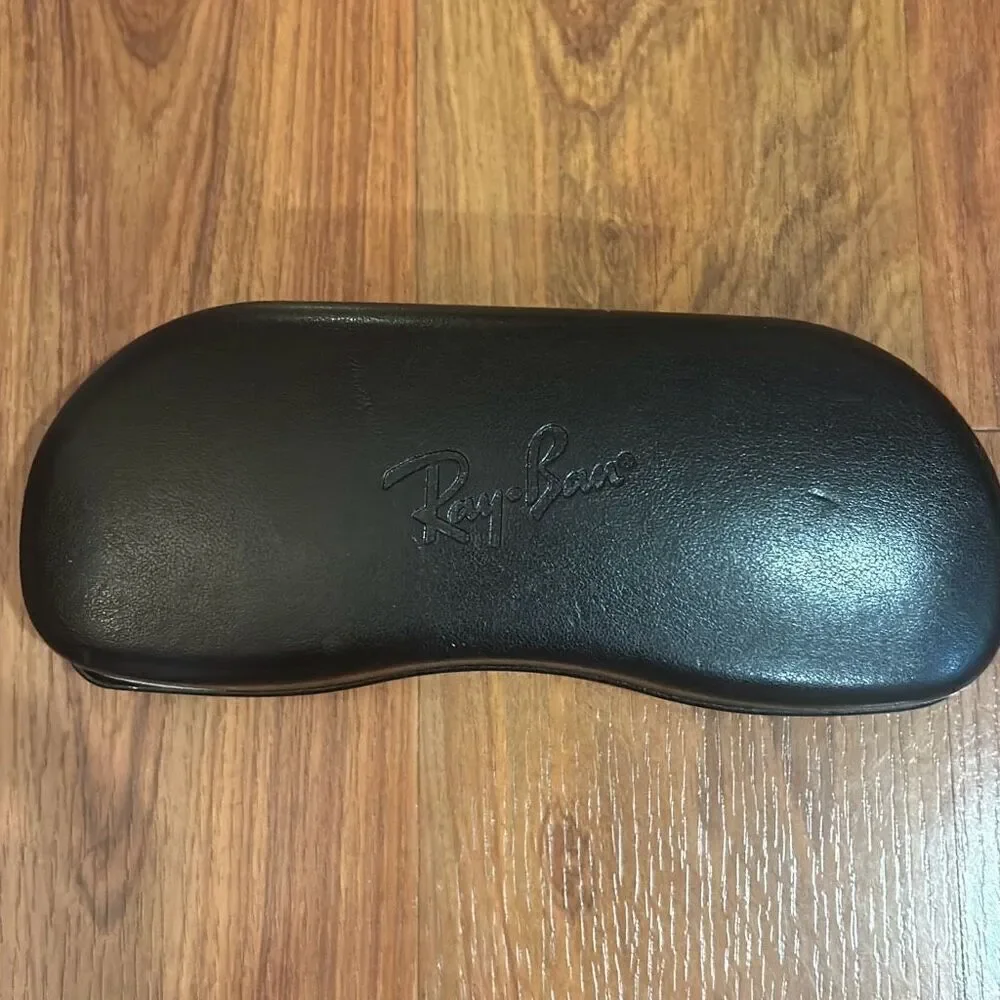 Ray-Ban hard clamshell eyeglass sunglass case.